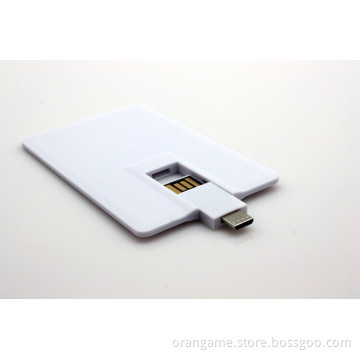 OTG Business Card USB Flash Drive with Full Printing Logo